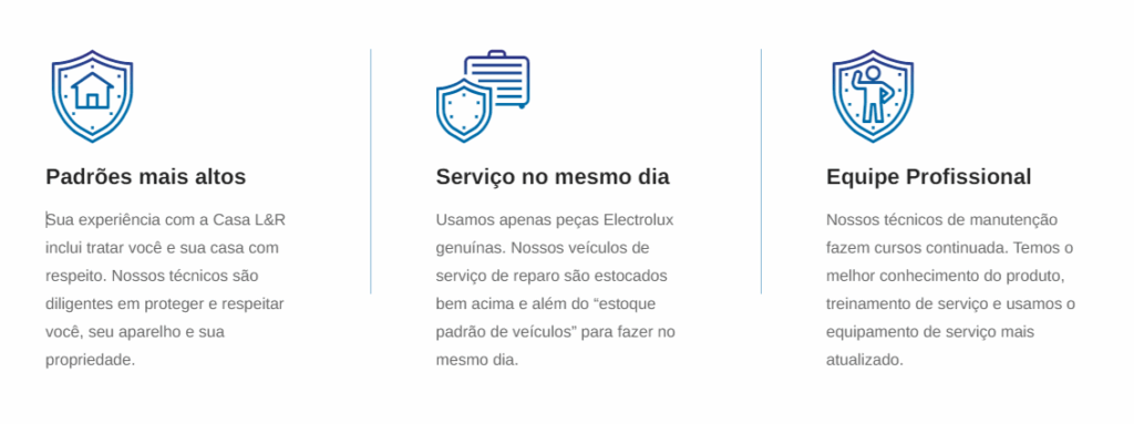 casalr padroes servicos equipe